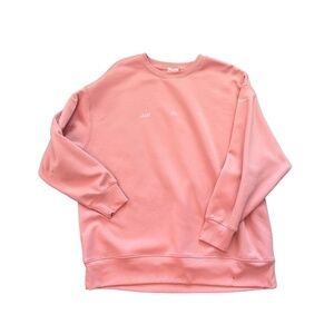 Nike Just Do It Oversized Pink Crewneck